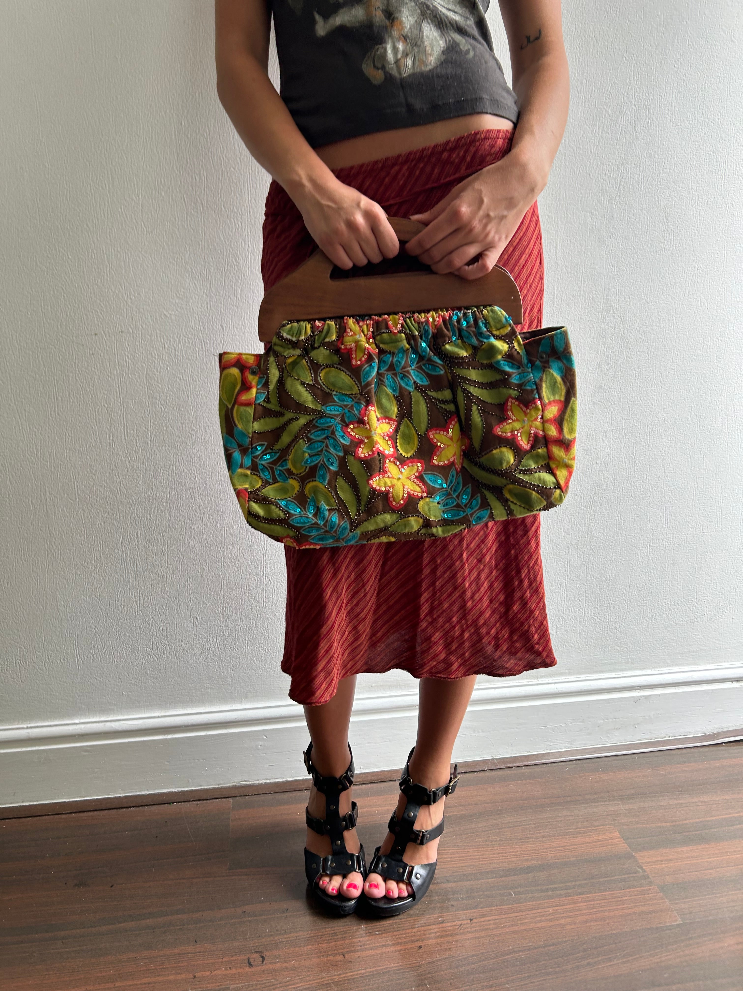 Gorgeous Beaded Floral Bag