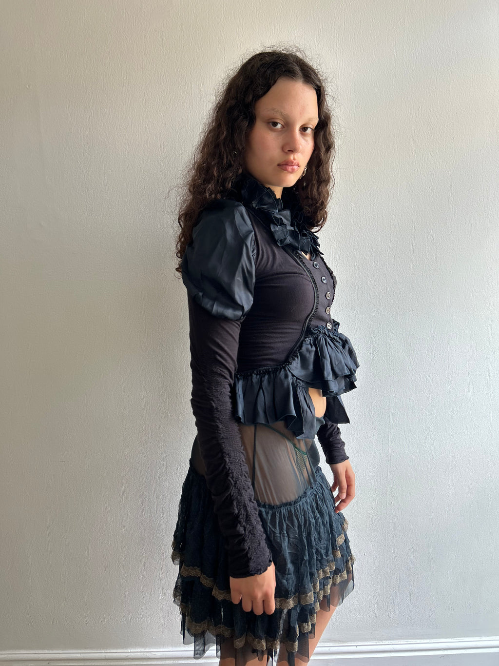 HIGH Victorian Style Blouse