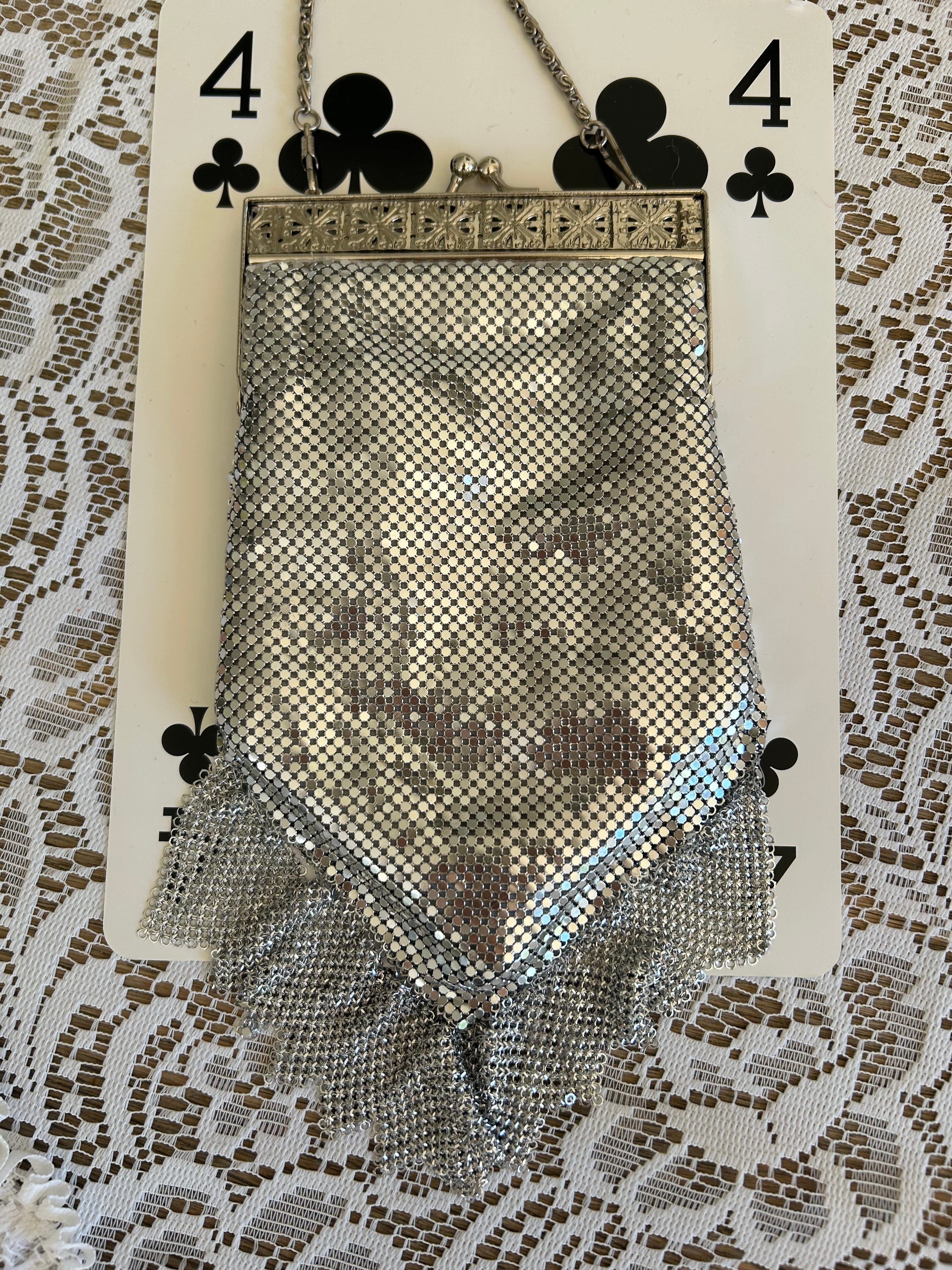 Silver Chain Handbag/ Purse