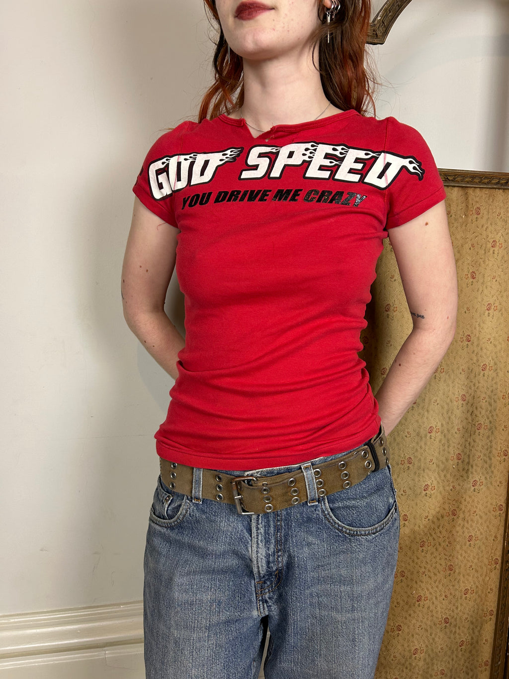 ‘GOD SPEED’ graphic tee