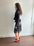 Vintage Tiered Slip Skirt