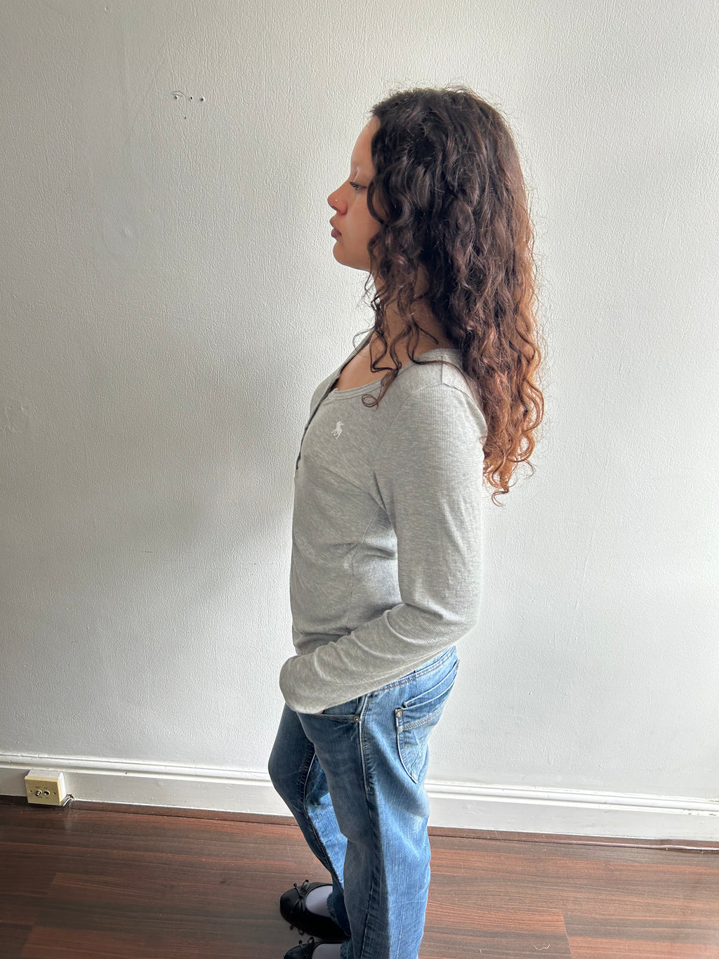 Abercrombie and Fitch Grey Long Sleeve