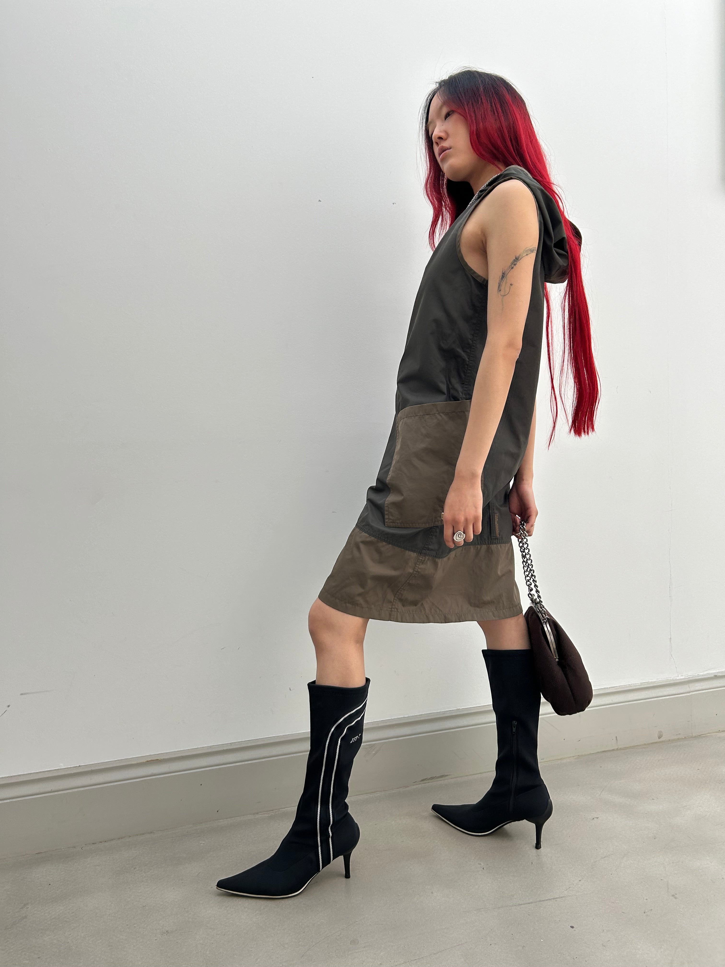 Cop Copine Hooded Dress