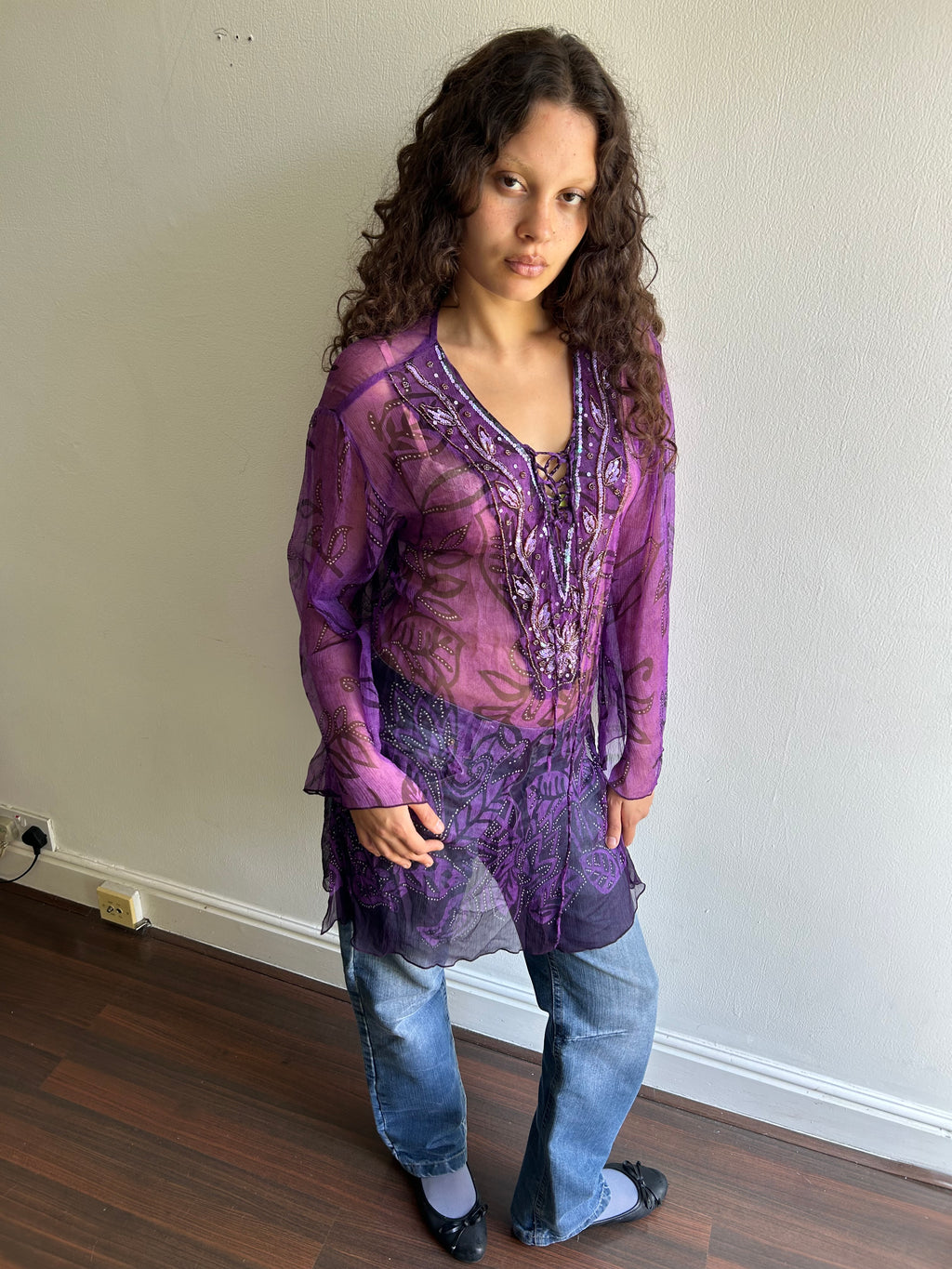 Whimsical Purple Top/Dress