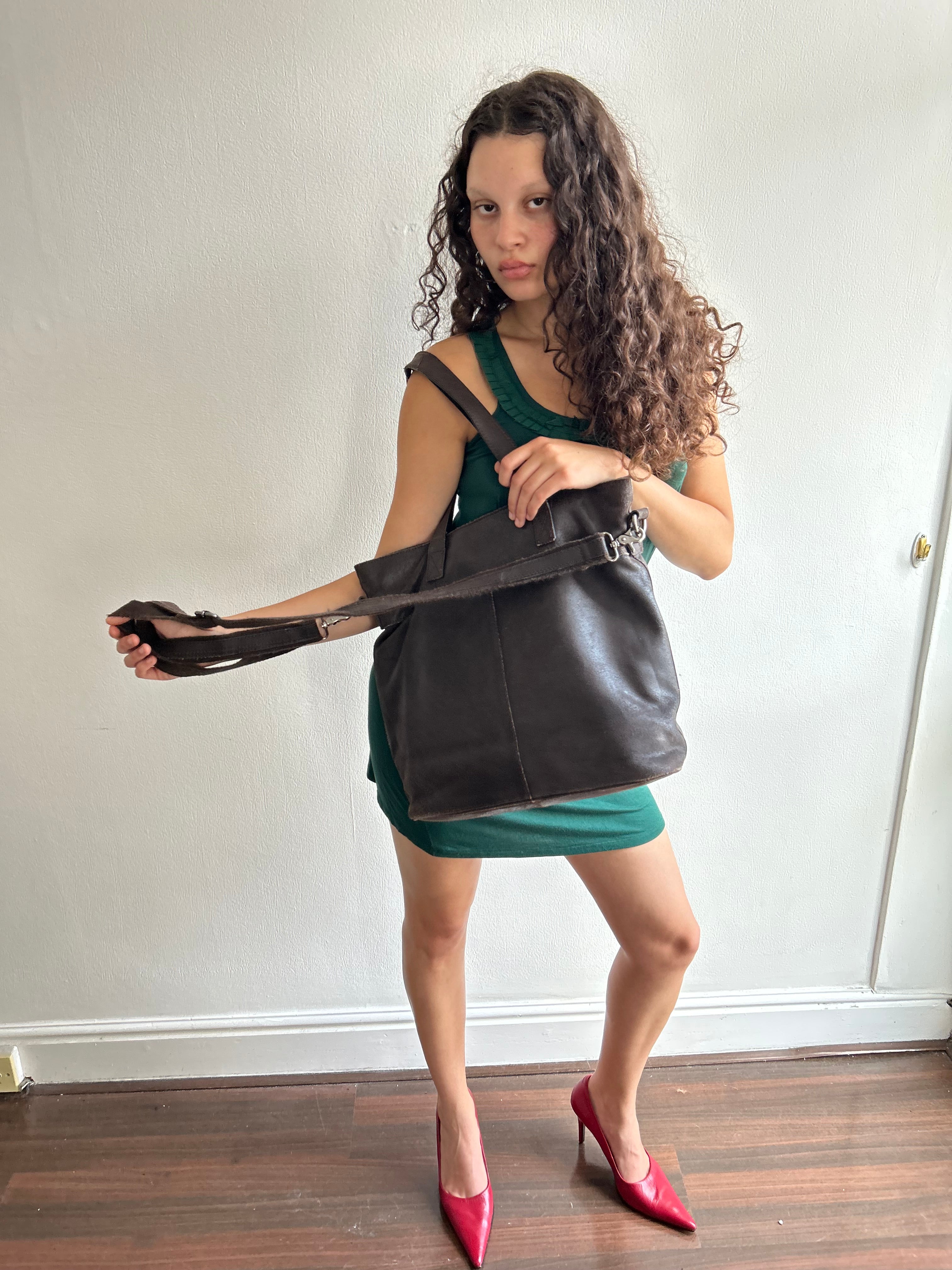 Brown Leather Handbag
