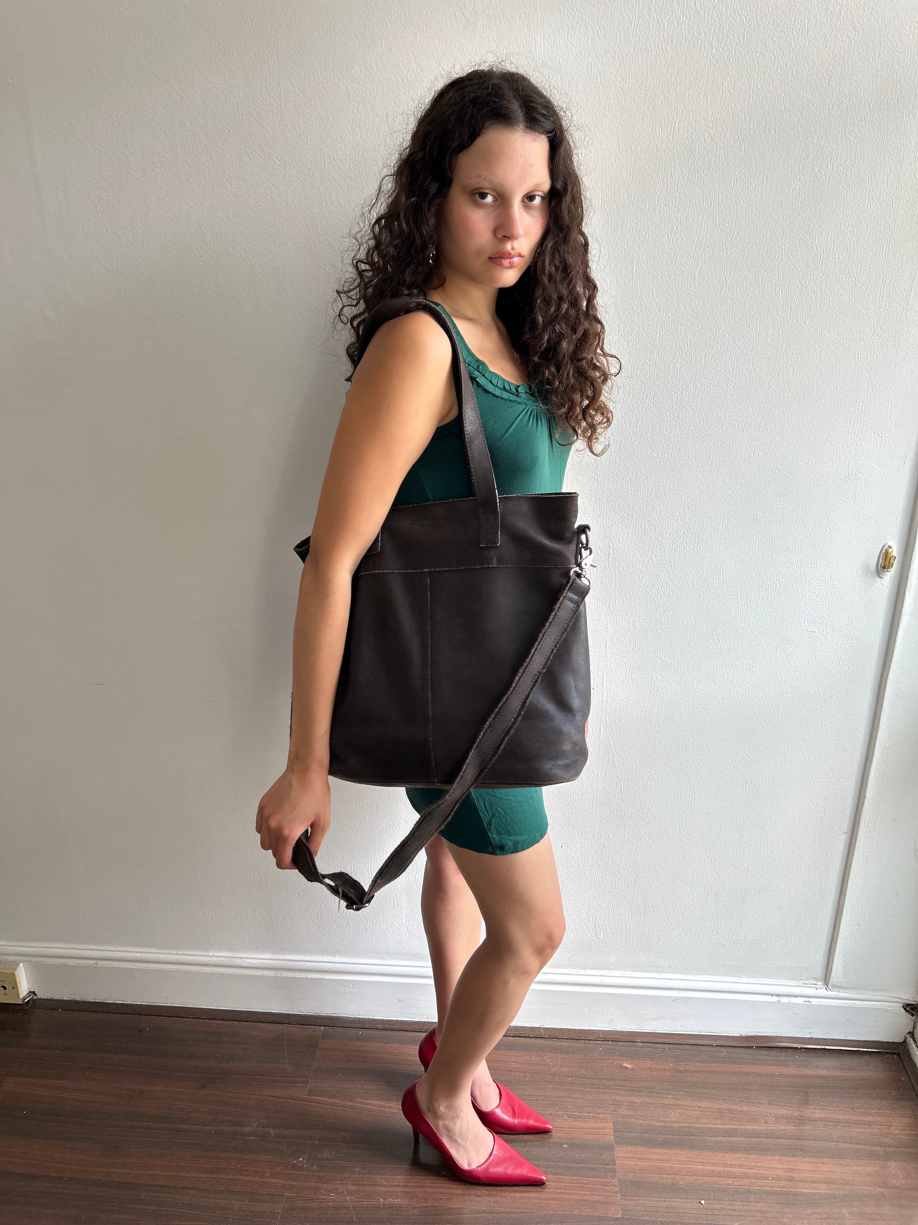 Brown Leather Handbag