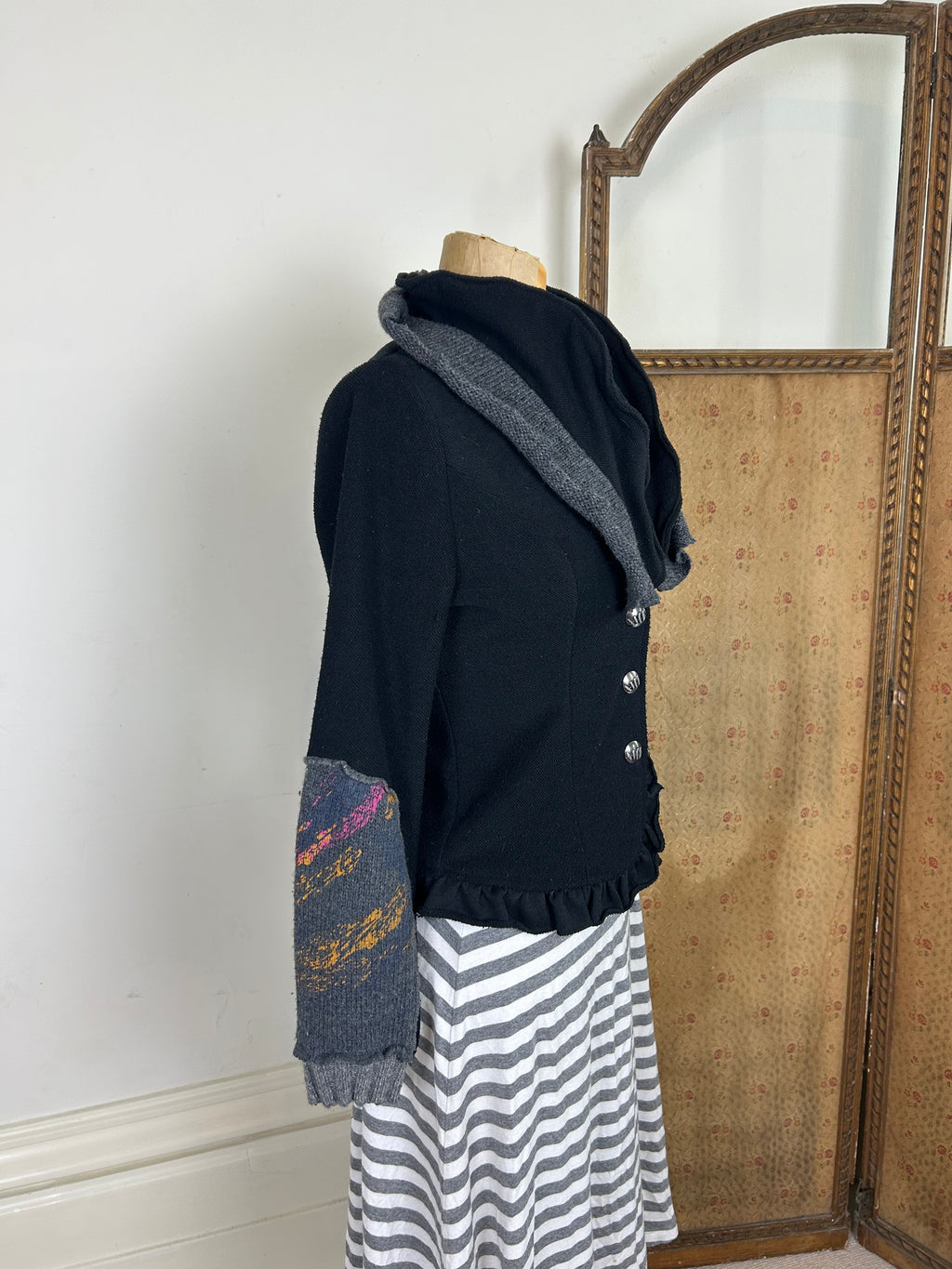 Whimsical knit jacket