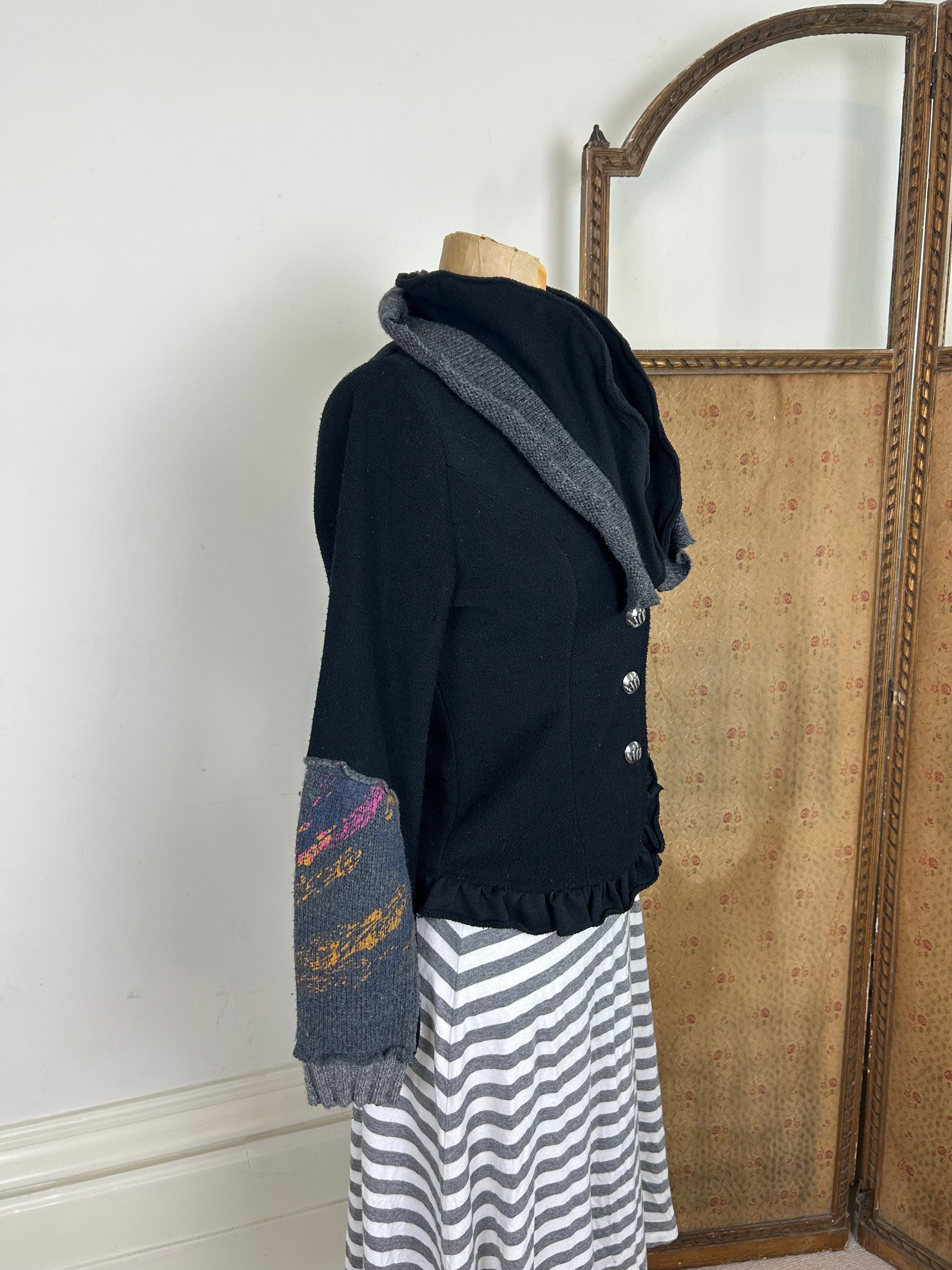 Whimsical knit jacket