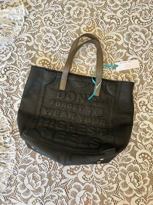 Black Leather Handbag