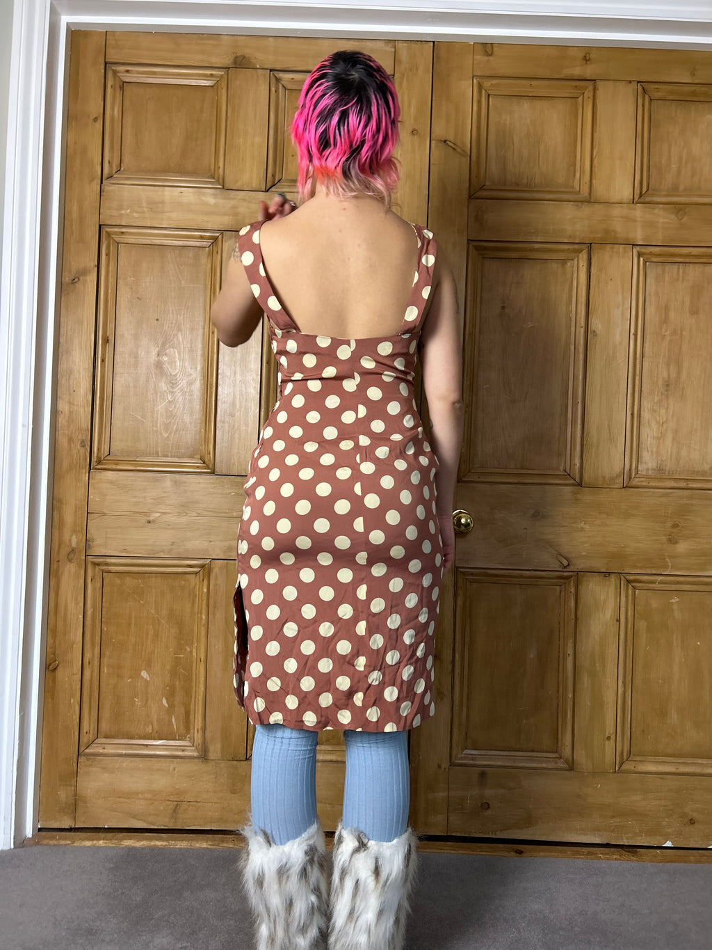 Vintage Polka Dot Dress