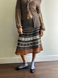 Autumn Crochet Skirt