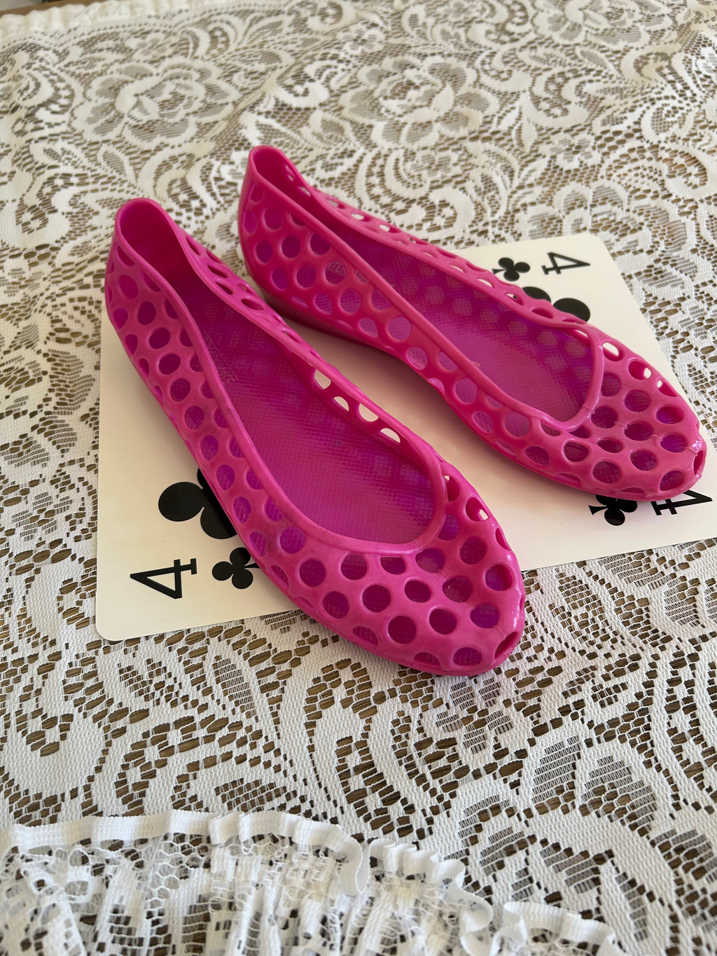 Pink Jelly Shoes
