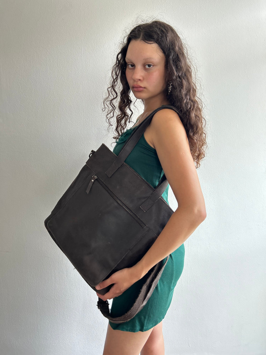 Brown Leather Handbag