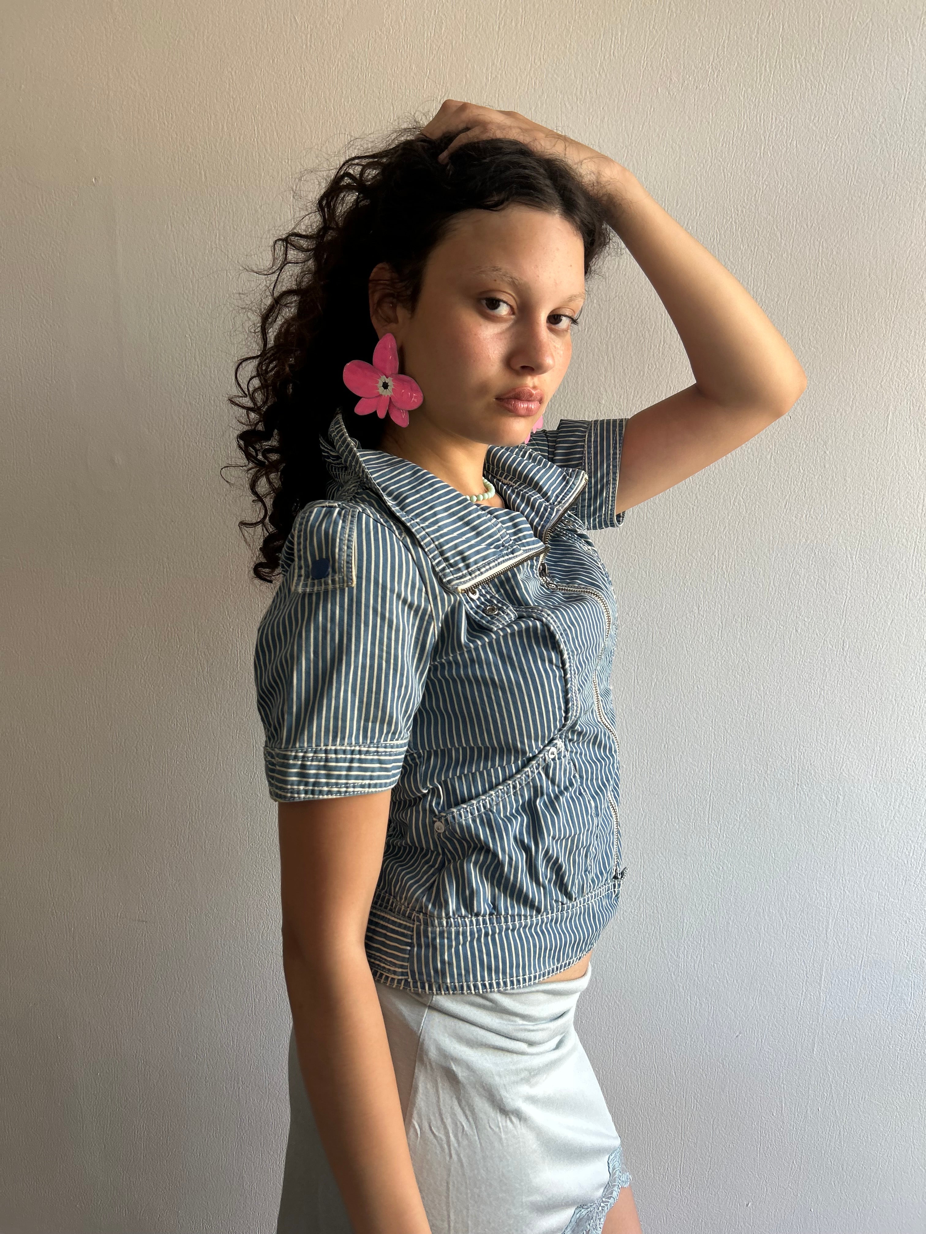 Vintage Sailor Style Workwear Top