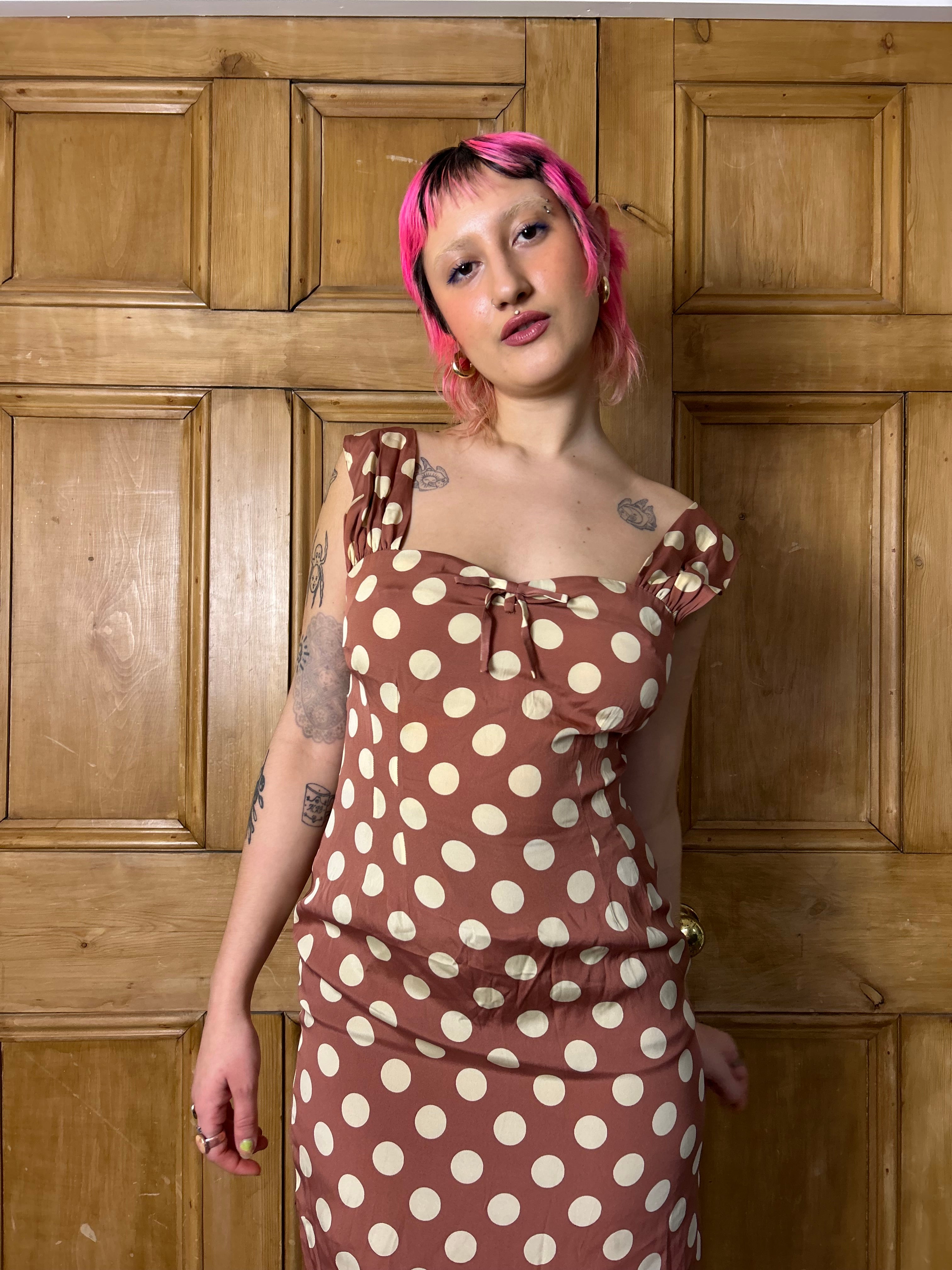 Vintage Polka Dot Dress