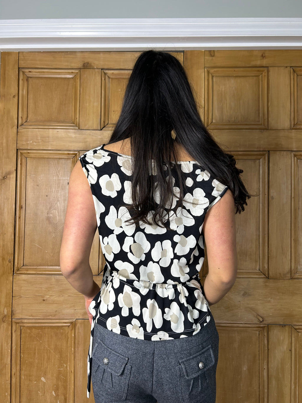 Floral synch top