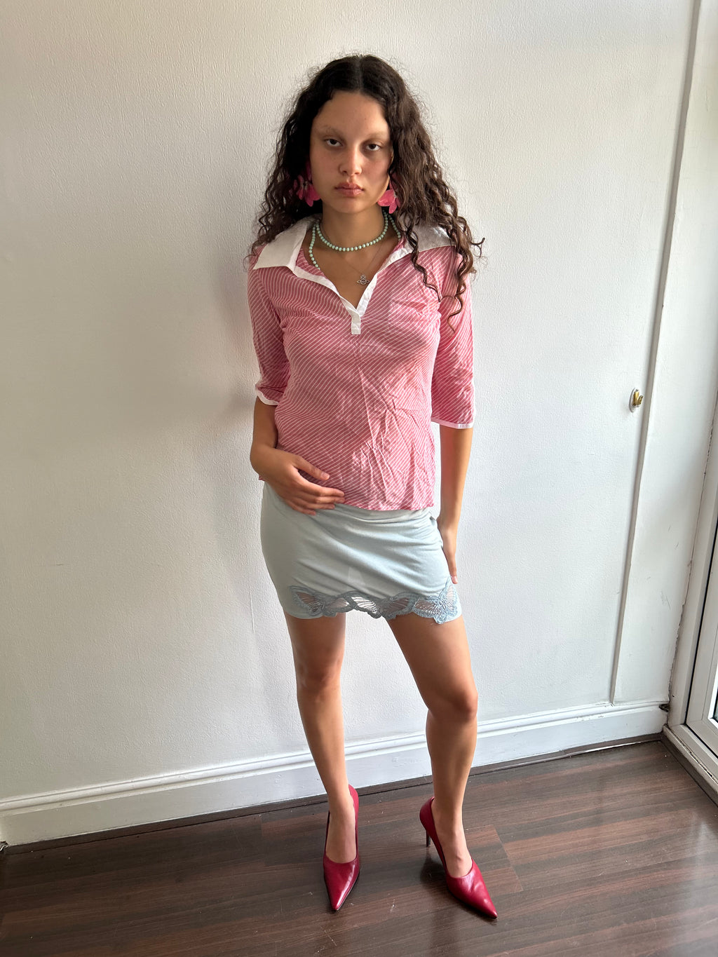 Cotton Stripe Blouse