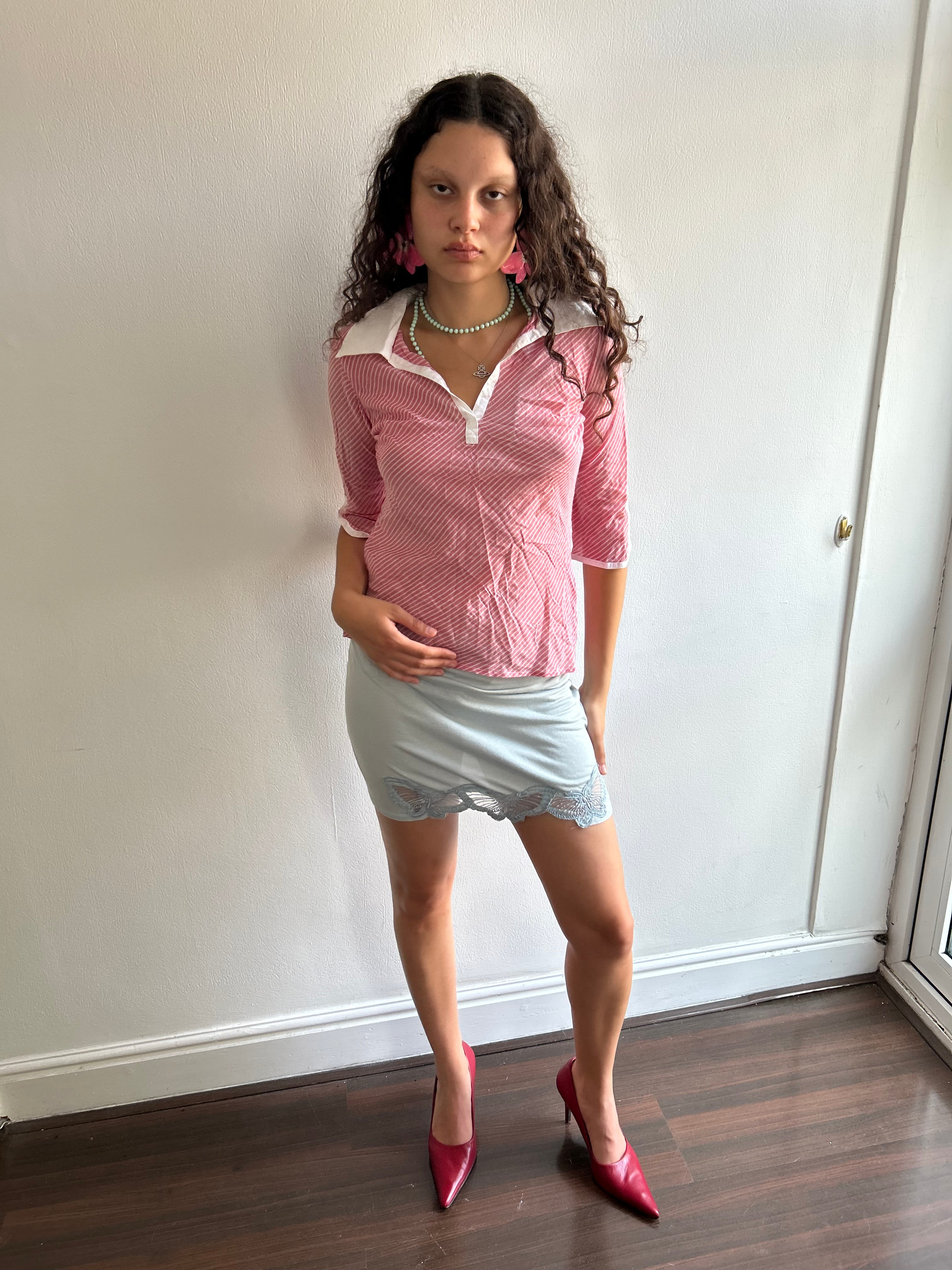 Cotton Stripe Blouse