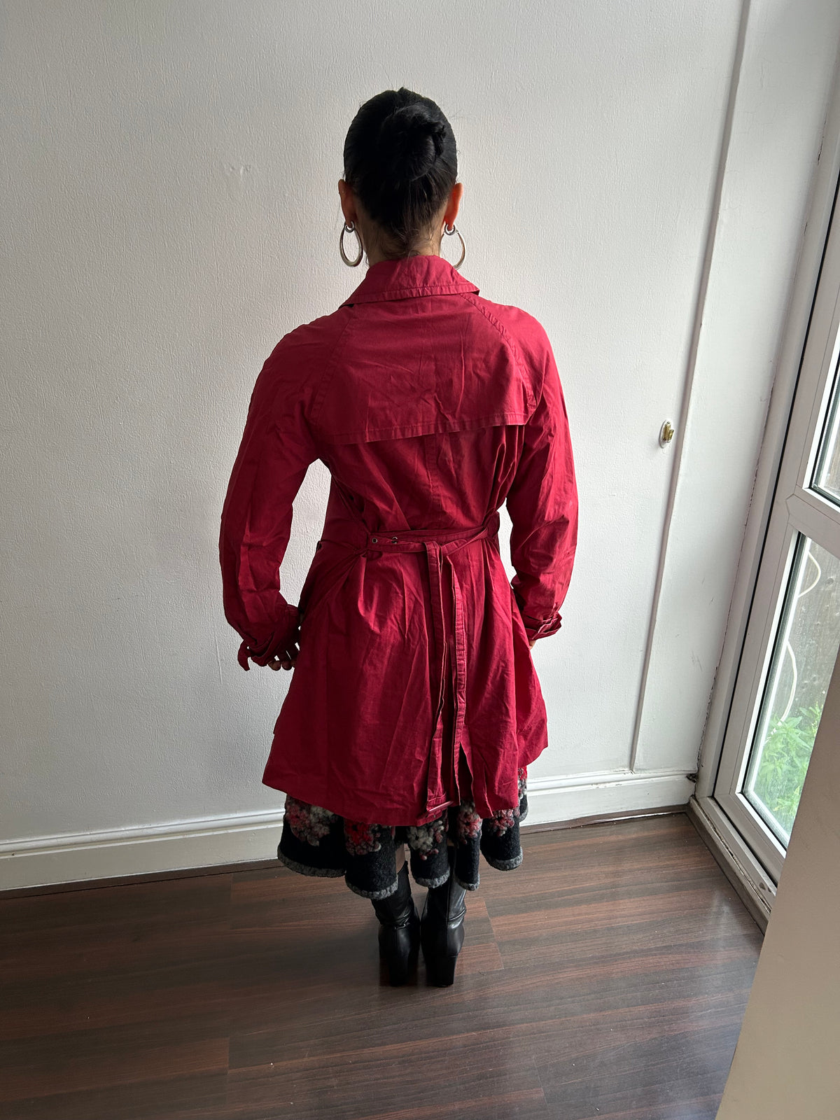 Gorgeous red peacoat