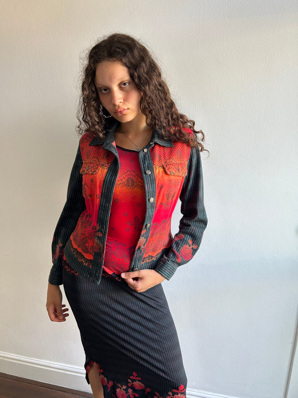 Whimsical Button Up Jacket