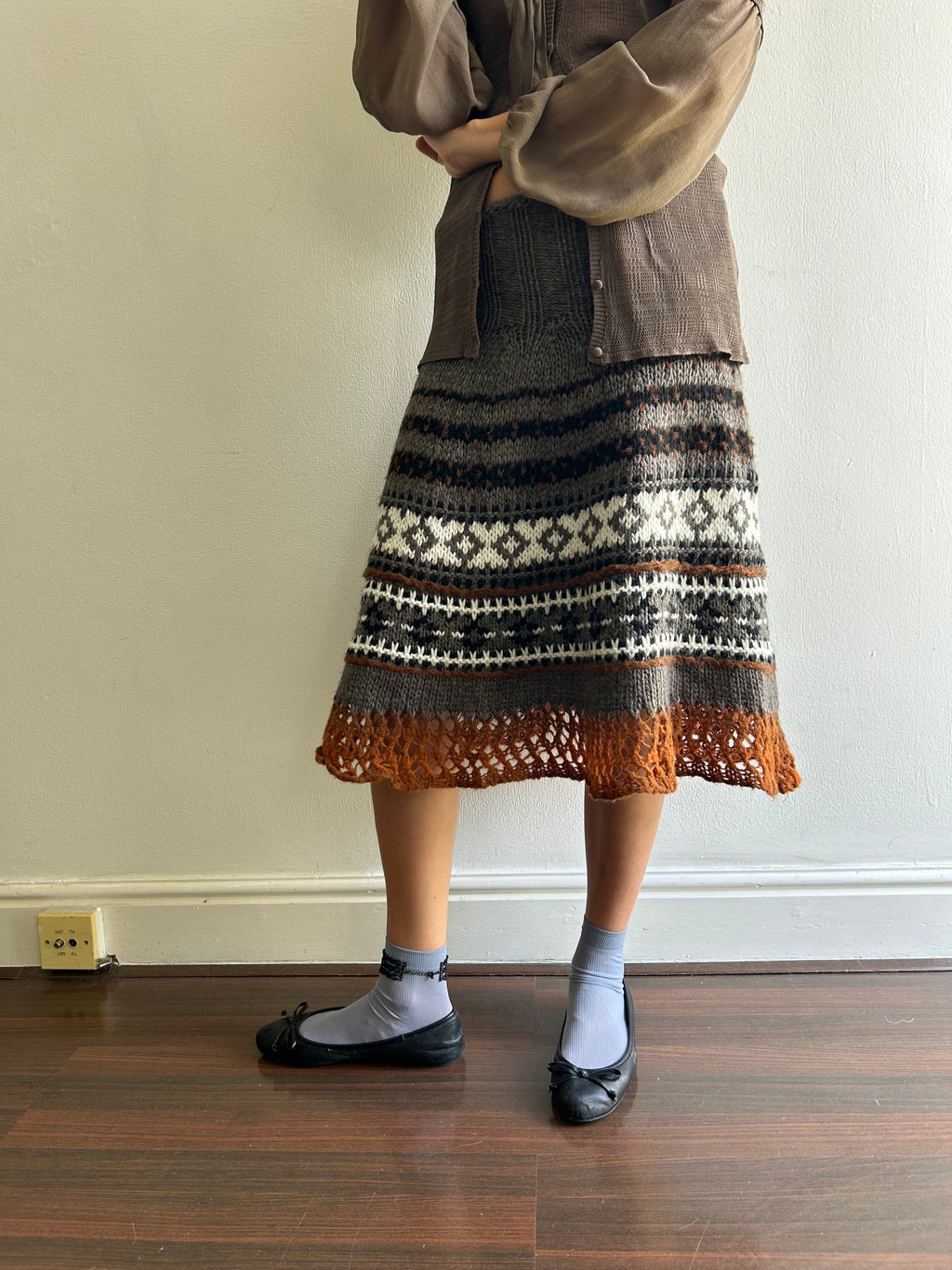 Autumn Crochet Skirt