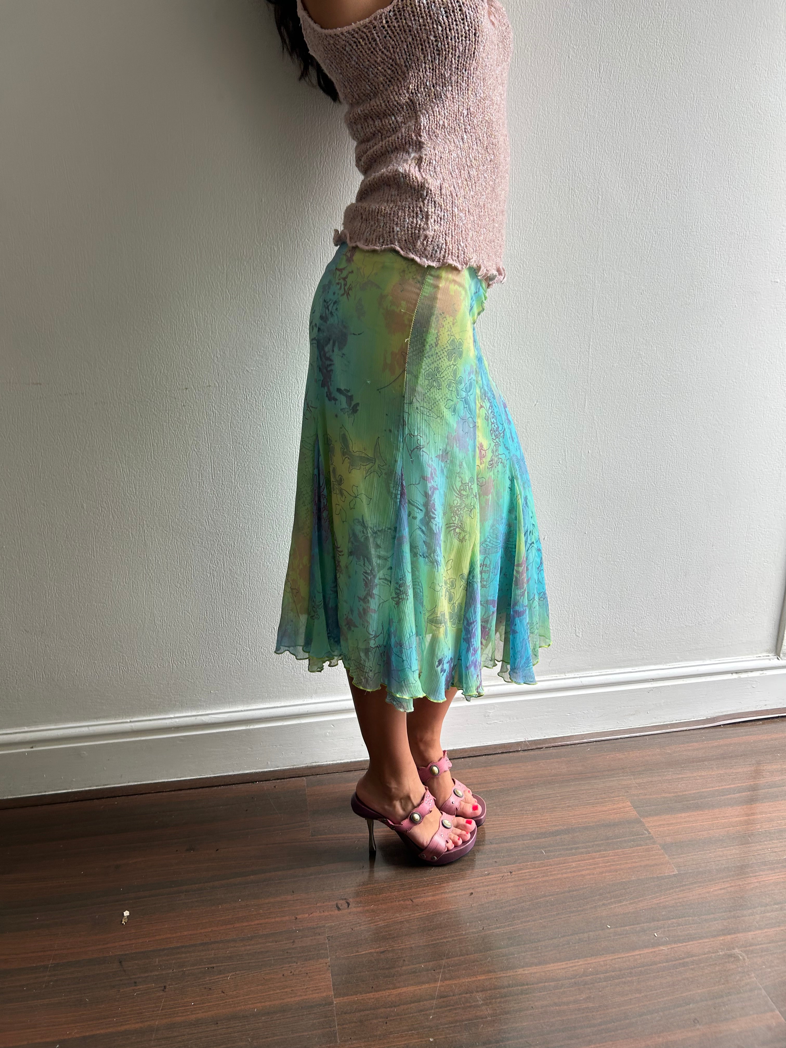 Teal and Green Fairy Skirt