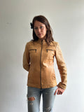 Tan Leather Vintage Jacket
