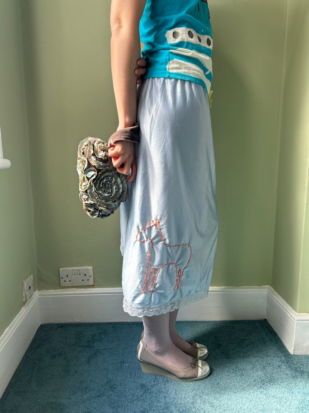 Horsegirl 006 Vintage Slip Skirt