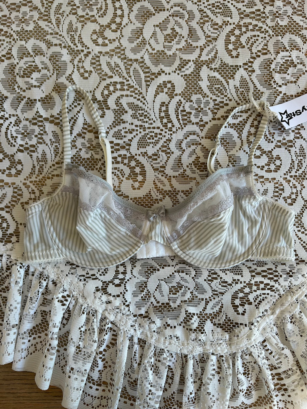 Vintage Stripe Bra