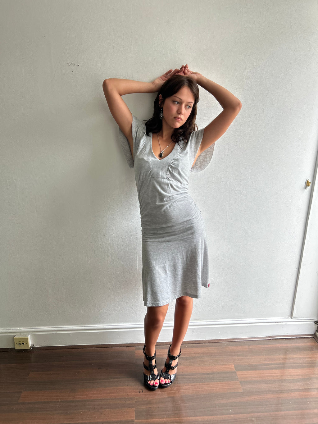 Grey EDC Drop Waist Dress