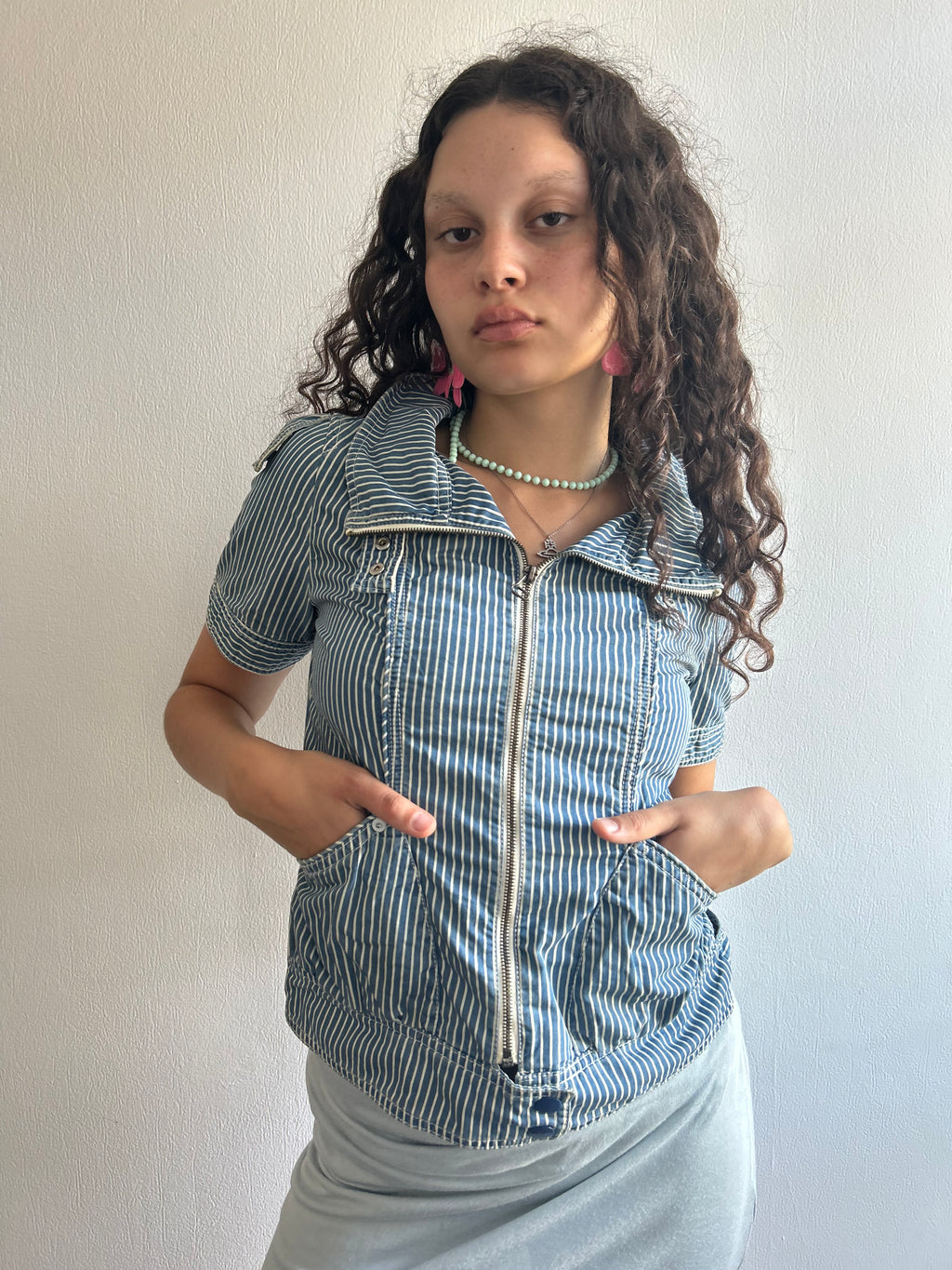 Vintage Sailor Style Workwear Top
