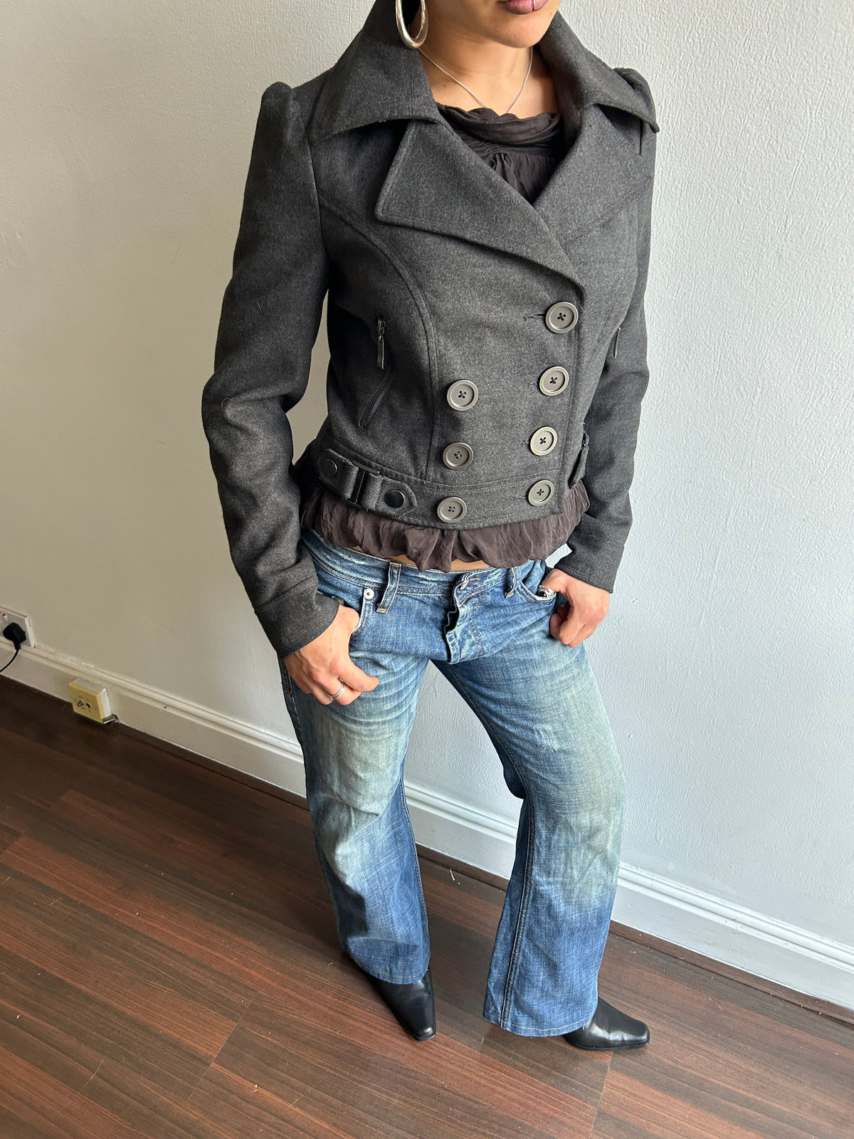 Tom Wolfe Cropped Double Breasted Jacket