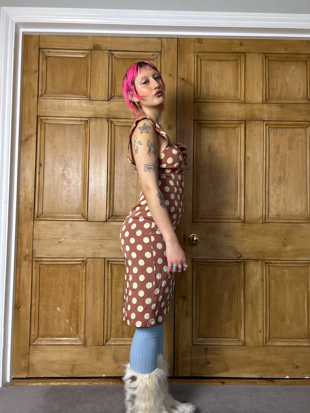 Vintage Polka Dot Dress