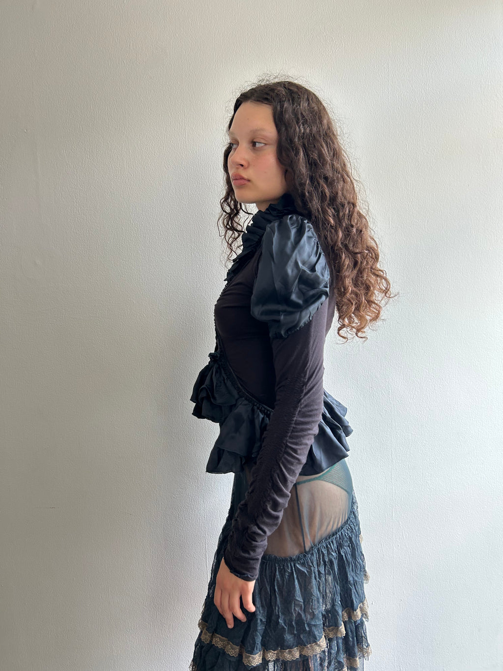 HIGH Victorian Style Blouse