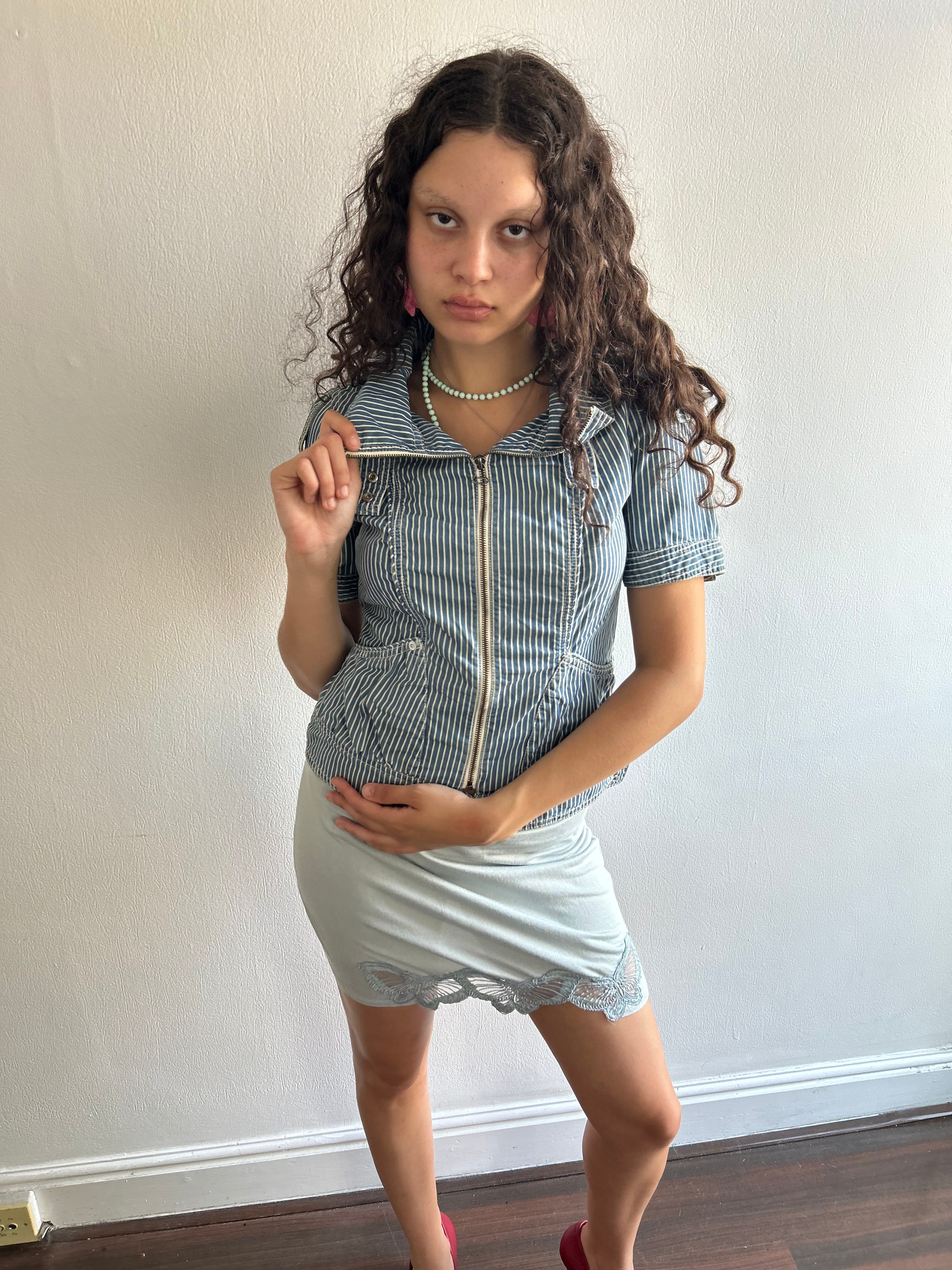 Vintage Sailor Style Workwear Top