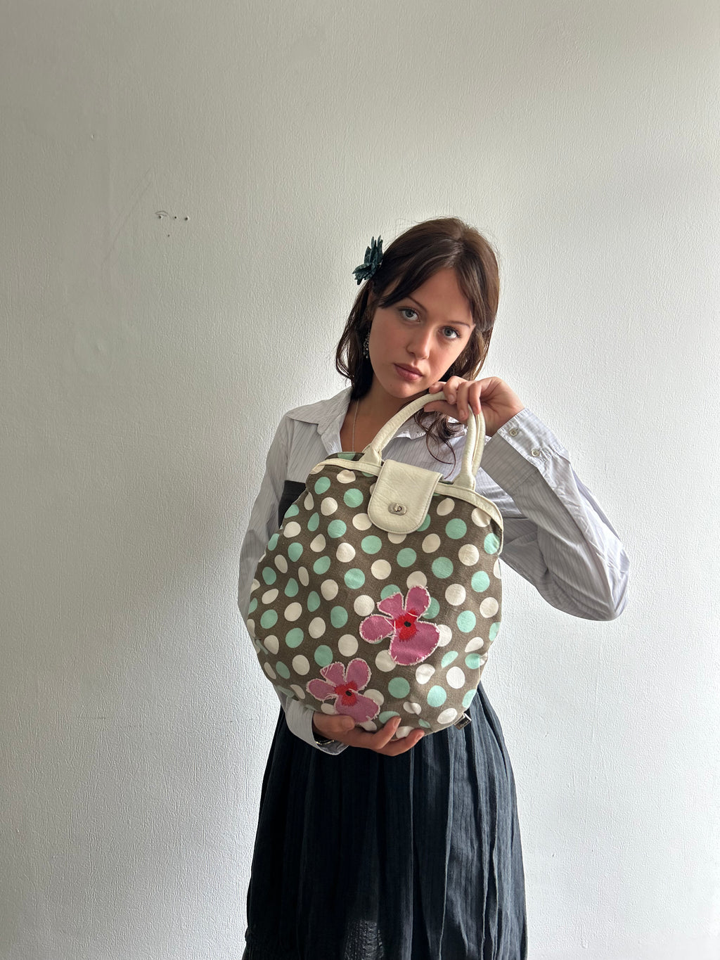 Vintage Polka Dot Bag