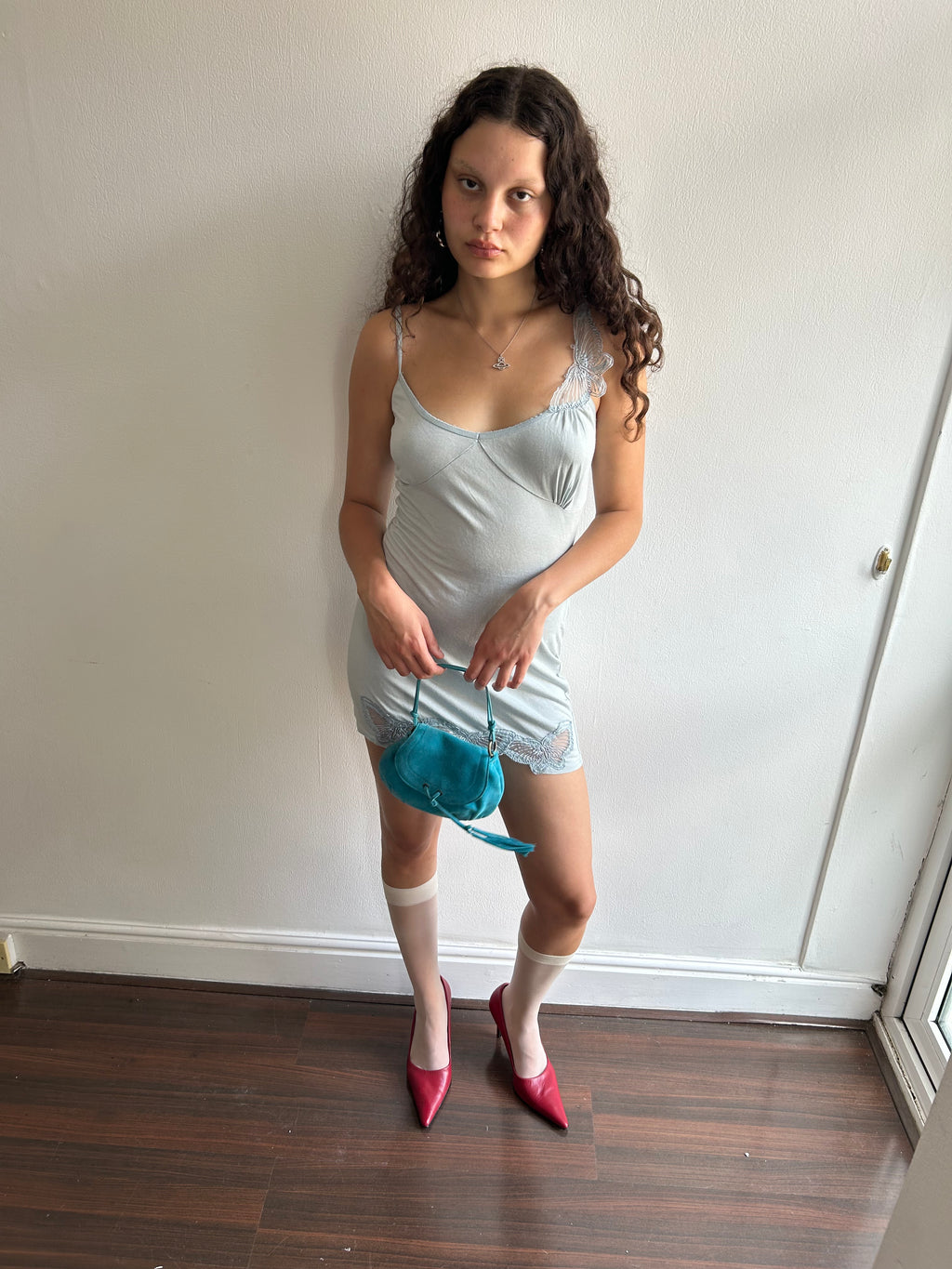 Gorgeous Silk and Cotton Vintage Slip Dress