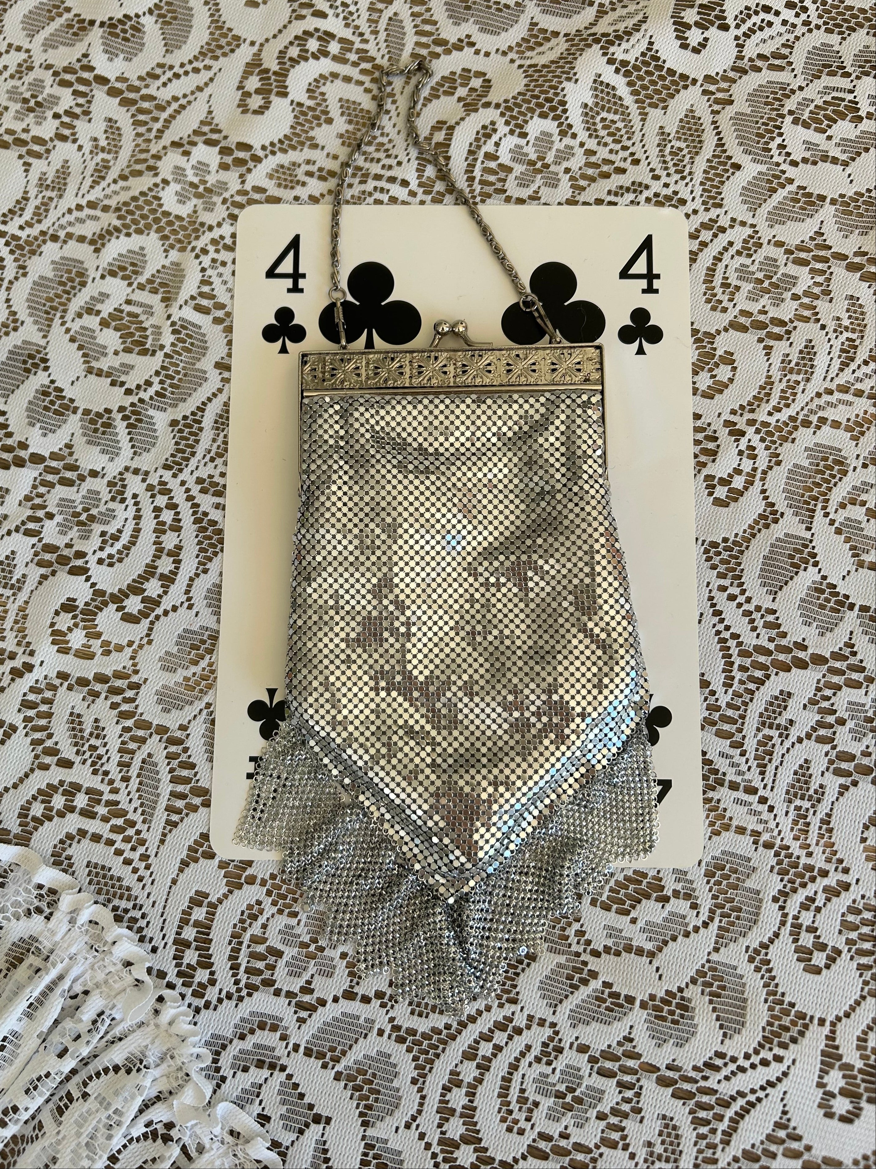 Silver Chain Handbag/ Purse
