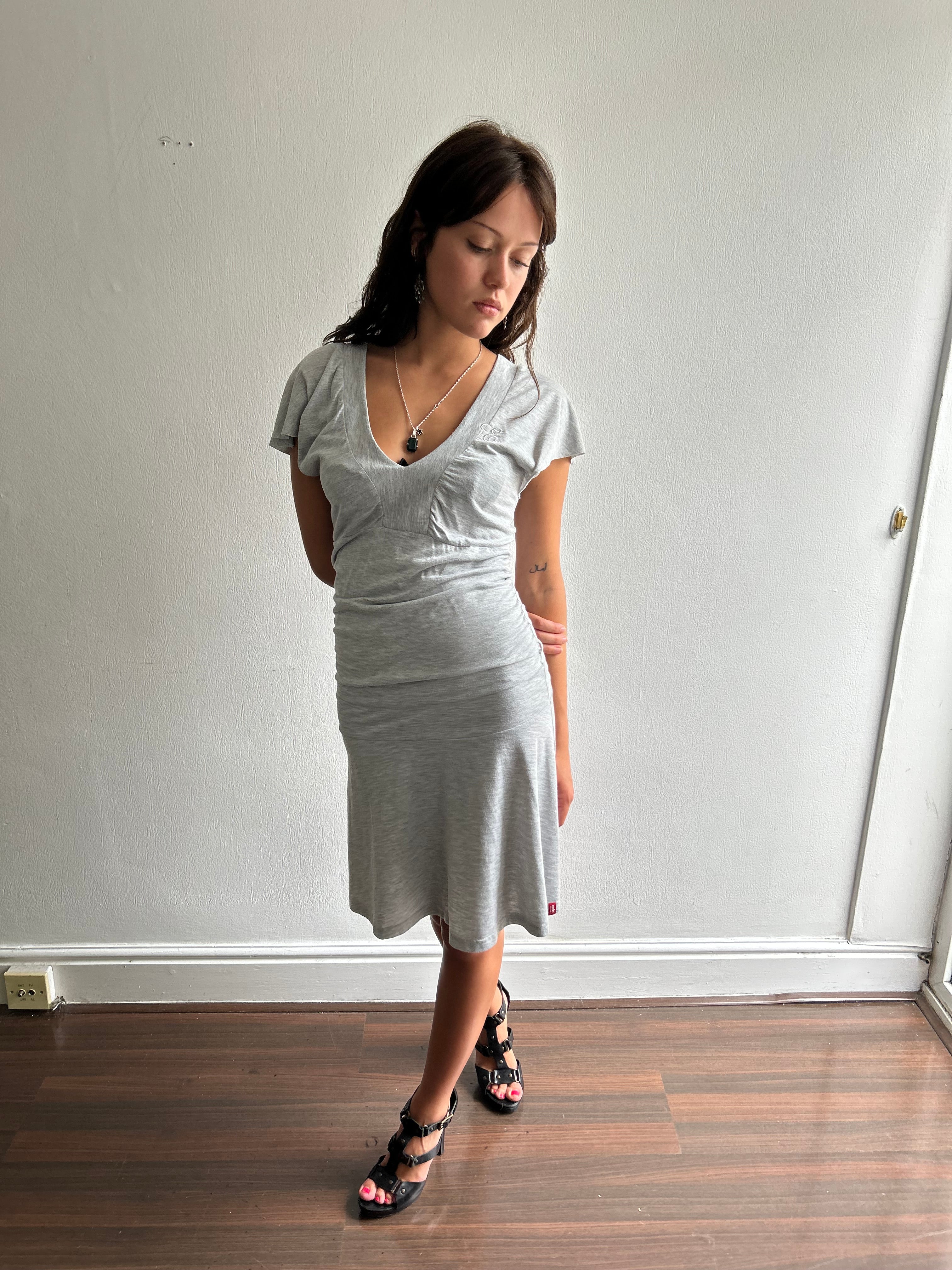 Grey EDC Drop Waist Dress
