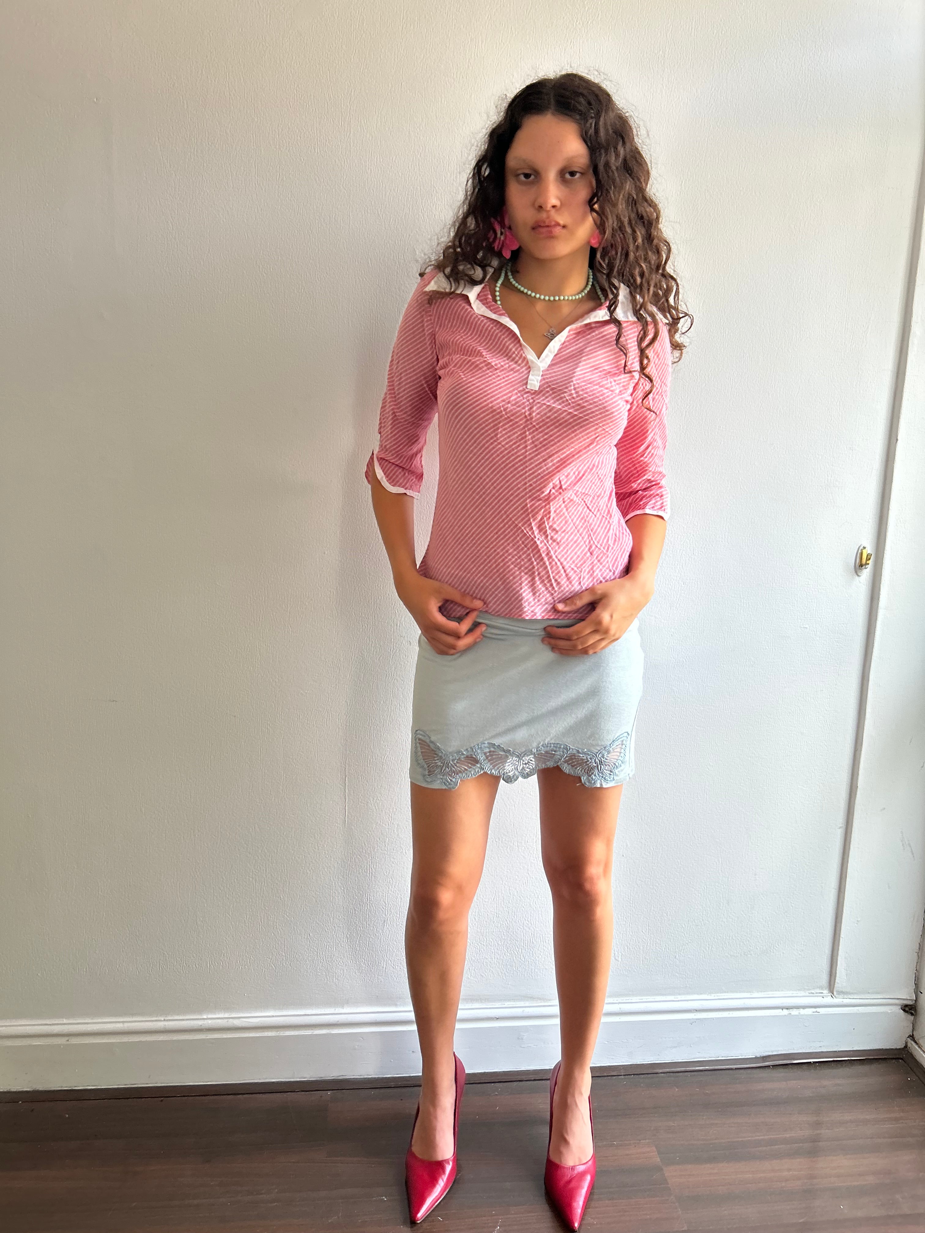 Cotton Stripe Blouse
