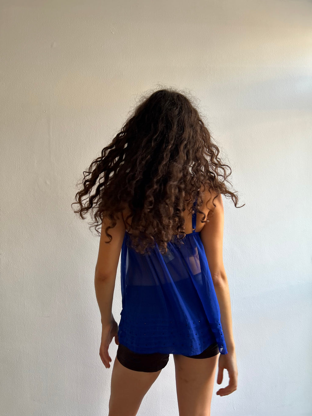 Royal Blue Lingerie Top