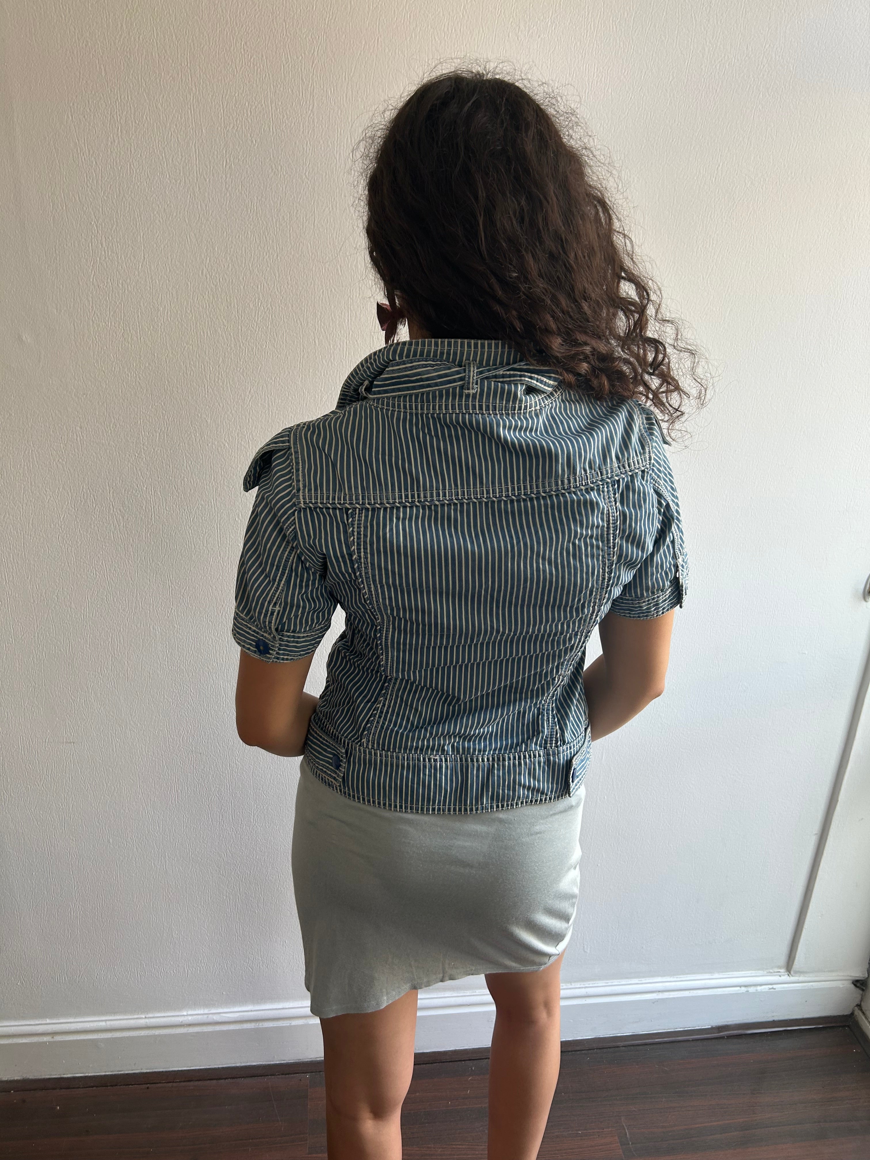 Vintage Sailor Style Workwear Top