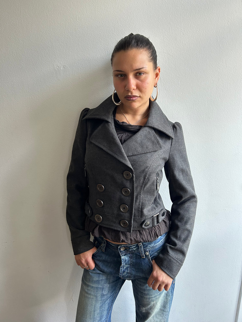 Tom Wolfe Cropped Double Breasted Jacket