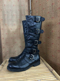 Black Buckle Boots