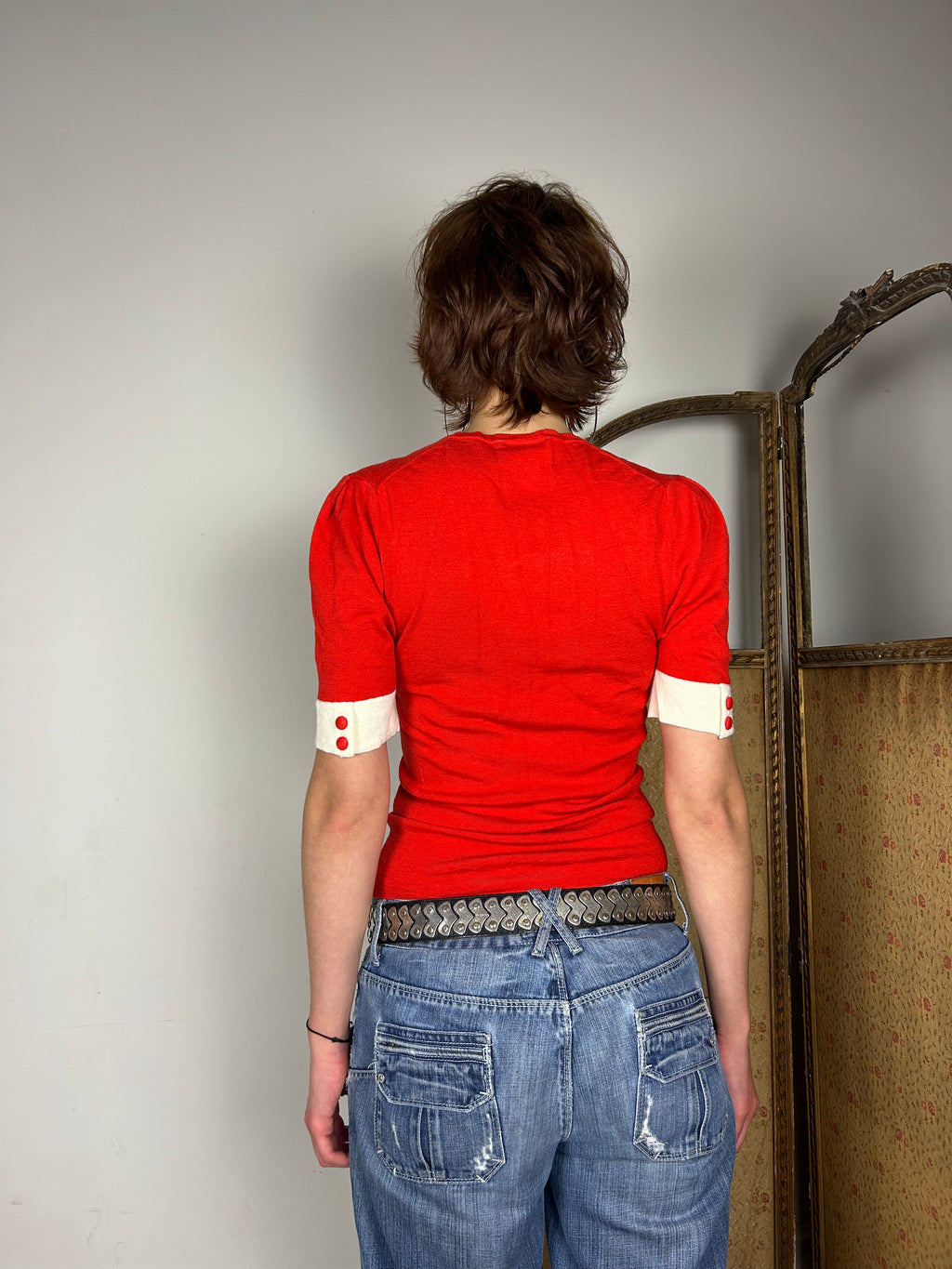 Sonia by Sonia Rykiel Red Top