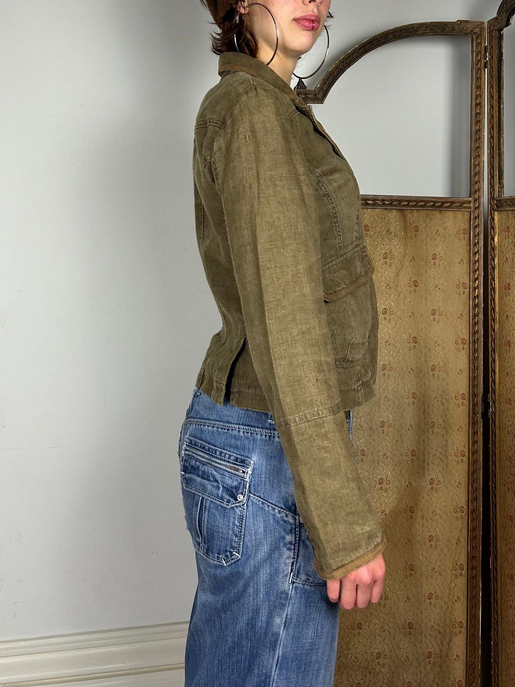 Green Y2k Topshop Jacket