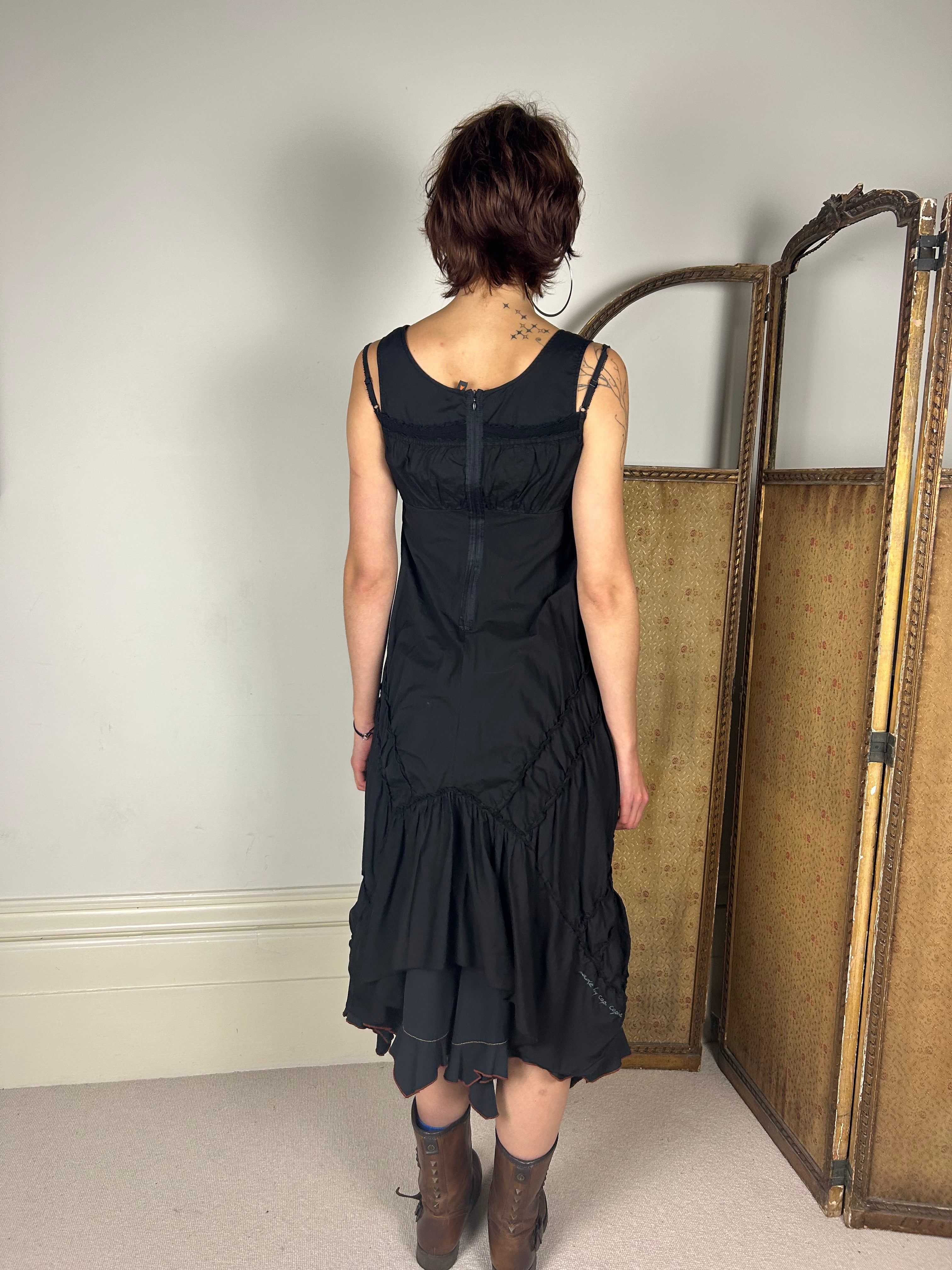 Cop Copine Black Buckle Dress