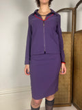Purple Zip 2 Piece Suit