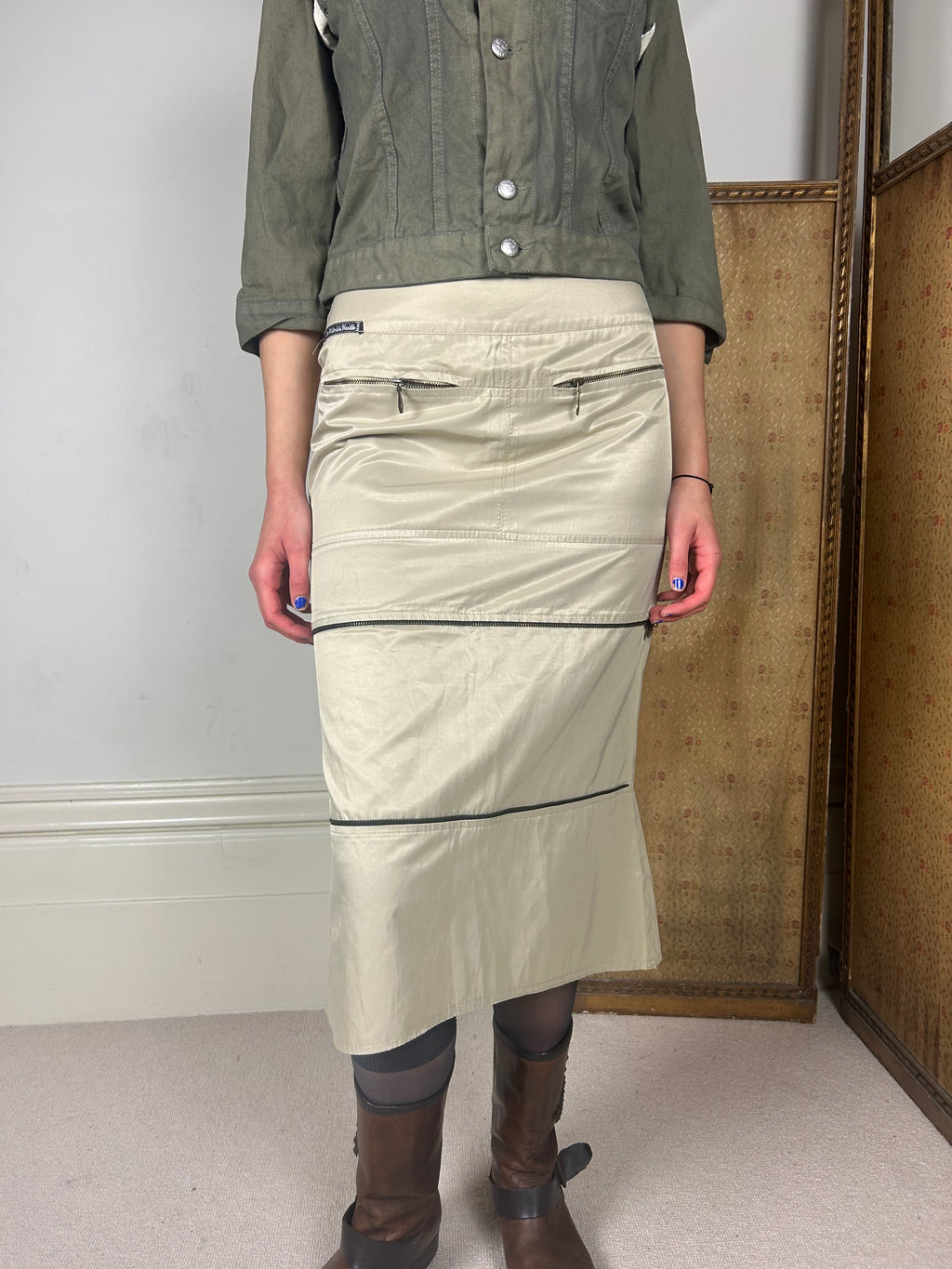 Vintage Zip Skirt