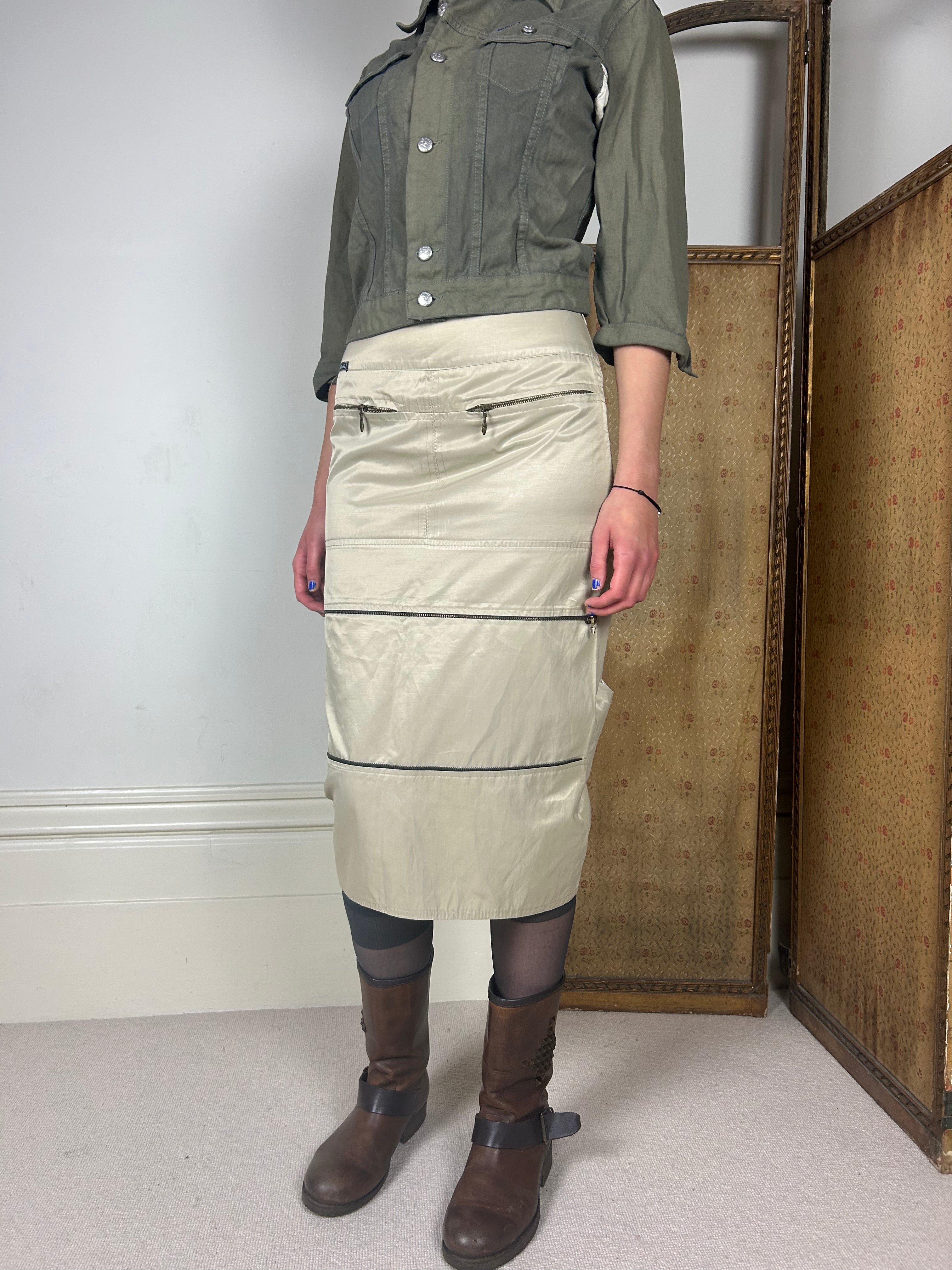 Vintage Zip Skirt